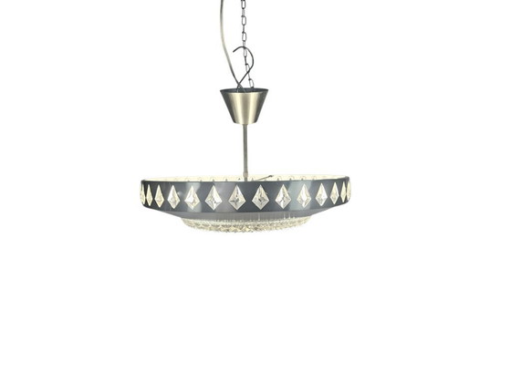 Image 1 of Vitrika - Orrefors - Carl Fagerlund - Ufo lamp - Zweden - 60's