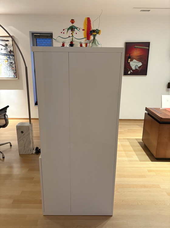 Cappellini Sistemi – Design Giulio Cappellini – Double-Sided Cabinets – Metal, Wood (photo 4 of 5)