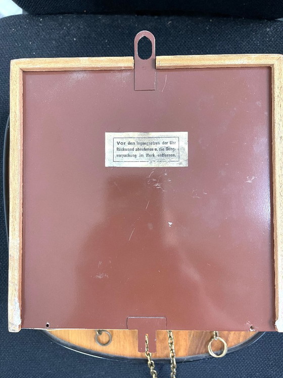 Image 1 of Junghans wall clock pendulum clock Mid - Century Vintage