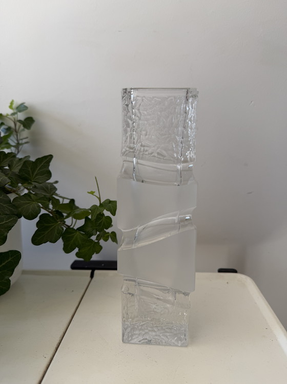 Image 1 of Vintage Pop Art crystal vase