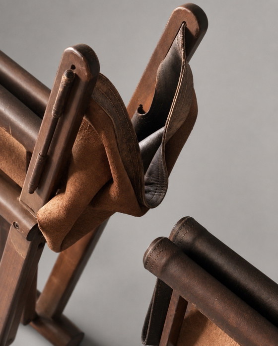 Image 1 of 2x Vintage PL22 Chairs + Ottoman by Hauner & Eisler, ca60s