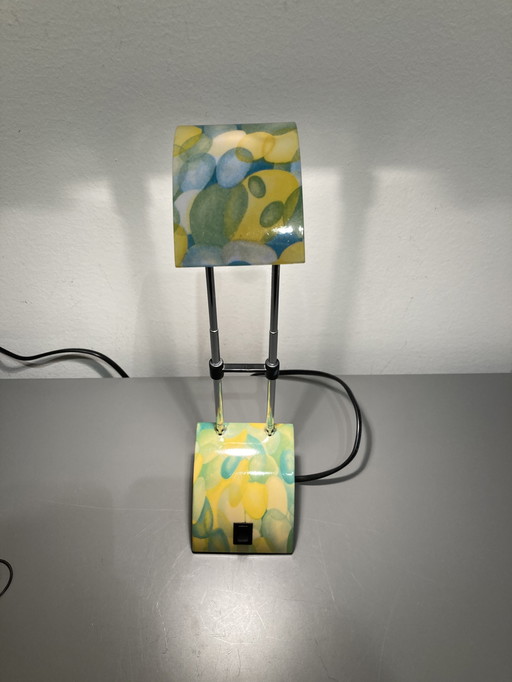 Vintage telescoop burolamp 