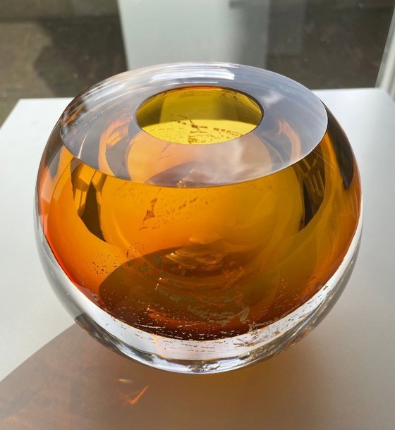 Image 1 of Unique glass object “TOPAZ” by George Broft 