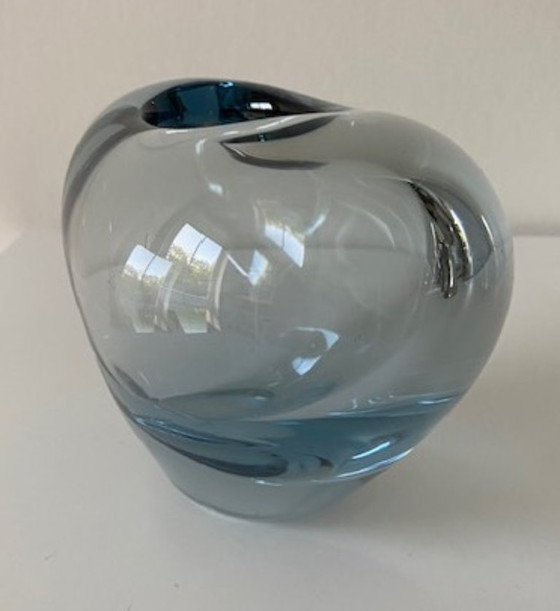 Holmegaard Denmark Per Lutken 1950er 2 wunderschöne "Menuet" Vasen – Glas (photo 8 of 8)