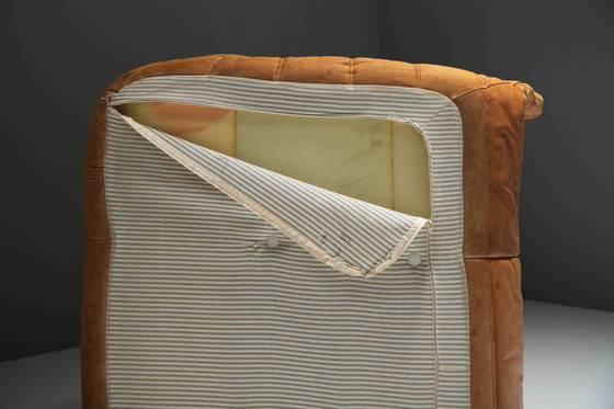 Image 1 of Perfect Rich Patinated Togo in Original Natural Leather by Michel Ducaroy - Ligne Roset