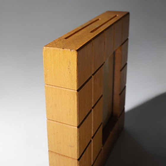 Double-Sided Wooden Photo Frame, 1960s – Glass (photo 10 of 12)