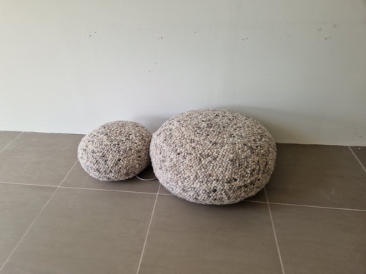 2 x pouf Lounge Co van der Horst