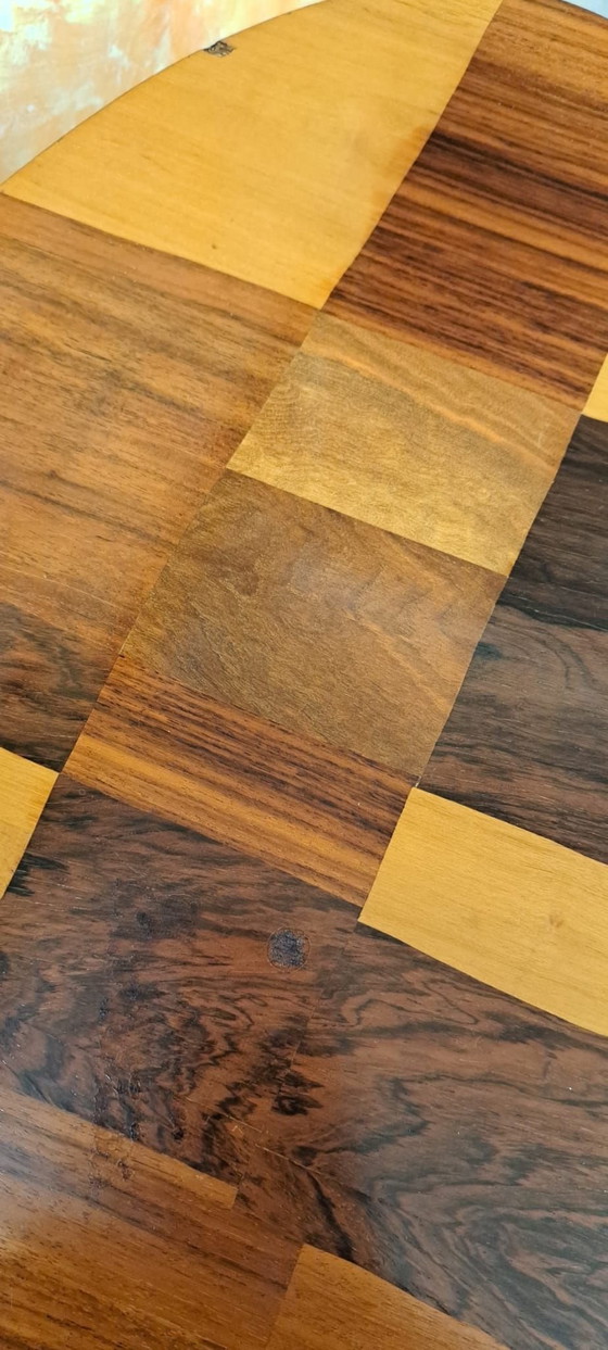 Mid Century Tafel jaren 60, Bijzettafels, Hout, Bruin (foto 9 van 9)