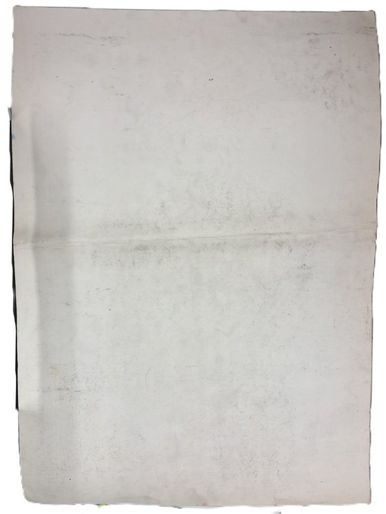 Image 1 of Vintage krijttekening van Socrates 70x50 cm