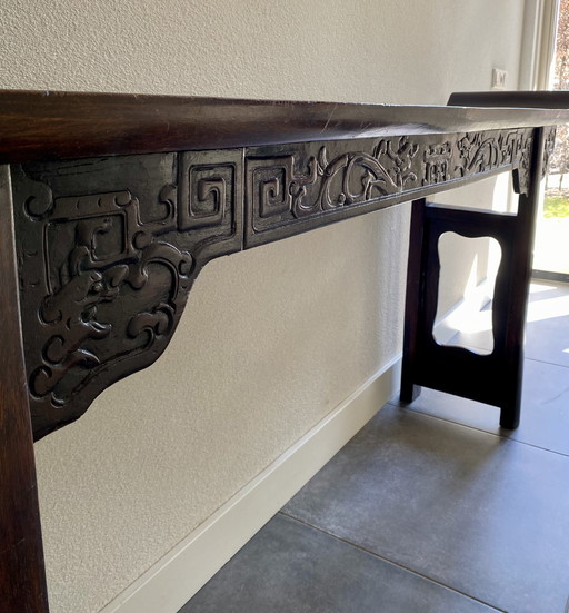 Long Chinese altar table/side table 225 cm