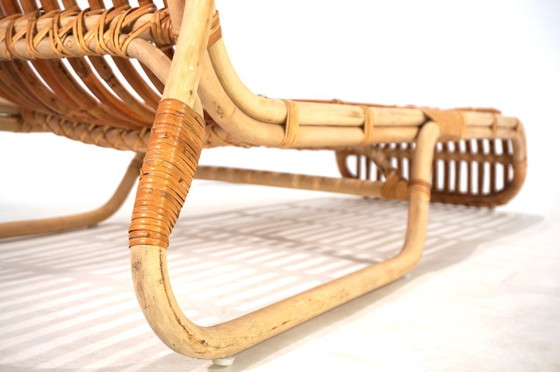 Image 1 of Tumbona de bambú, 1970