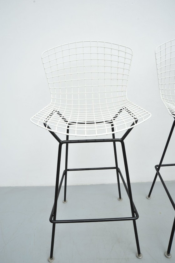 Image 1 of 2x Bertoia Bar Stool by Harry Bertoia for Knoll International (1952)