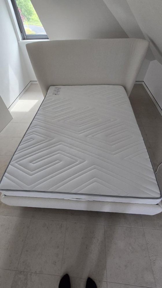 Letto imbottito POLO - Bielefelder Holzwerkstätten – BW Bielefelder Werkstätten, Letti matrimoniali, Textile (photo 5 of 5)