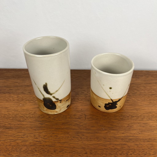 Set of 2 Vases / Pencil Holders "La Colombe", 1950/60