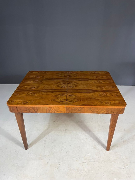 Image 1 of Extendable Dining Table by Jindřich Halabala, Czechoslovakia, 1950s