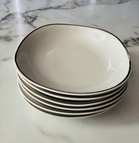 Image 1 of Schirnding Bavaria Porcelain Soup Plates