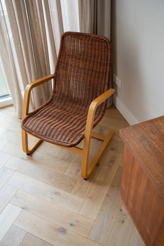 Image 1 of Vintage Ikea - Fauteuil Ps Yngve Ekstrom Pitriet - Lamello