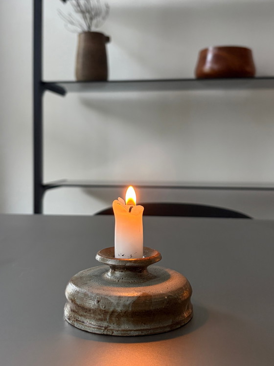 Portacandele in ceramica vintage fatto a mano / piccolo vaso (photo 5 of 5)