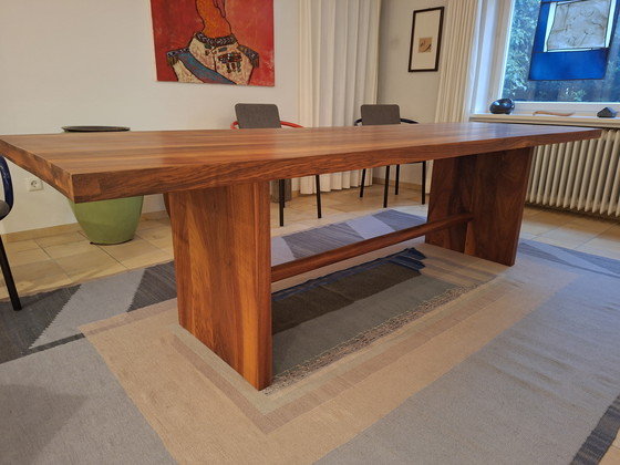 Image 1 of Table made of solid walnut
