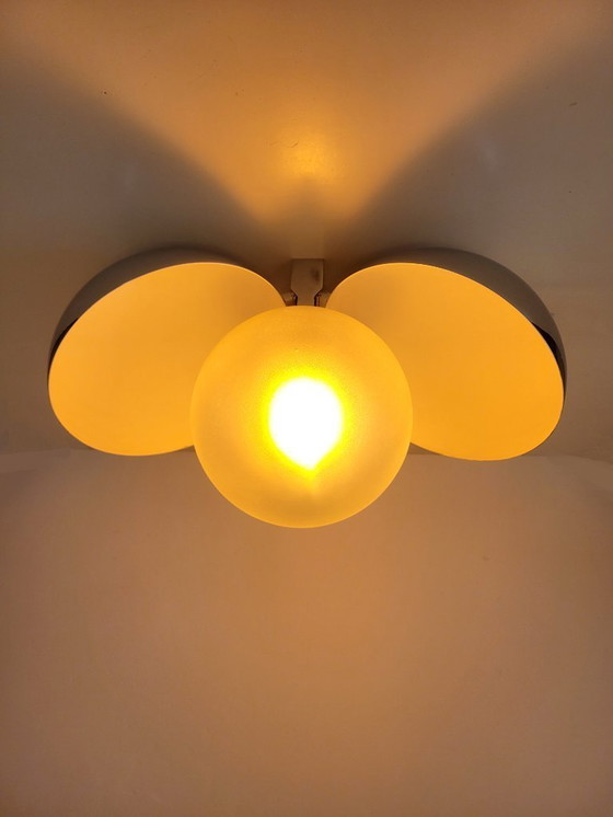 Image 1 of Set of 2 Diaframma wall lamps by Fontana Arte 1960