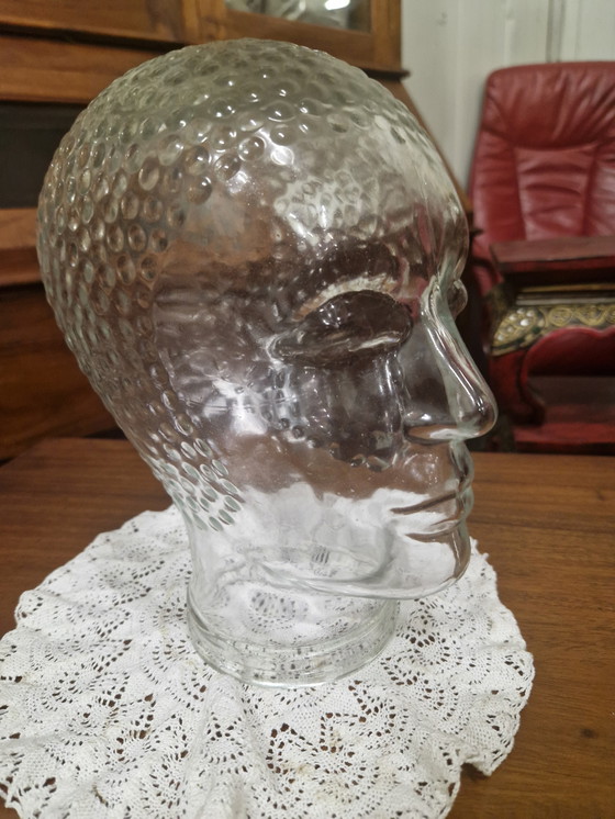 Image 1 of Glass head with beret