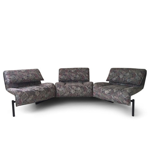 Vico Magistretti Pastellfarbenes Sofa "Veranda" für Cassina - 1980er Jahre