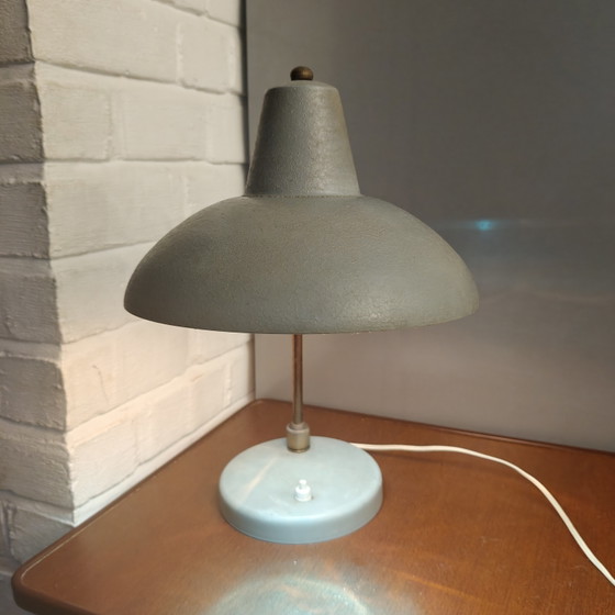 Rare Mid-Century Modern Desk Lamp – Unknown Designer – 1950s/60s – Original Condition – Table lamps, Brass (photo 5 of 15)