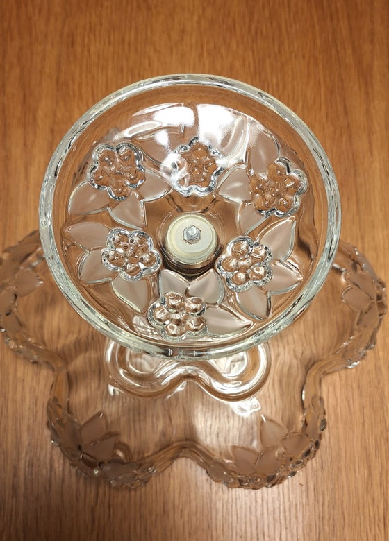 Walther Glas "Carmen Satin" Ciotola da portata su piede, Ciotole, Metallo, Cristallo, Dorato (foto 7 di 11)