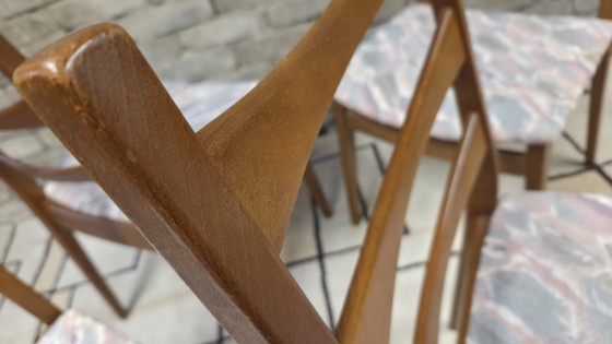 Image 1 of Set of 4 Vintage Welzel Chairs, Scandinavian Style, 1970s