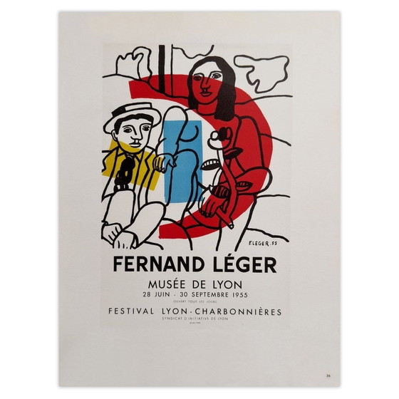 Image 1 of Fernand LÉGER AF 1955 - Musée de Lyon poster 1959