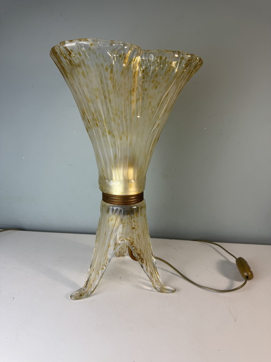Murano Glass Sil Lux Milano Table Lamp - Beautiful Design – Brass (photo 4 of 15)