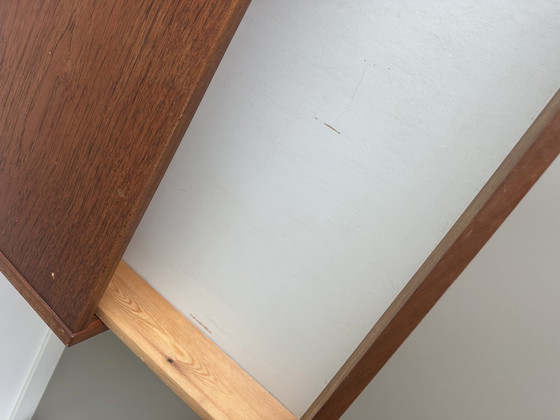 Image 1 of Commode vintage danoise en teck, style scandinave rétro, milieu du siècle.