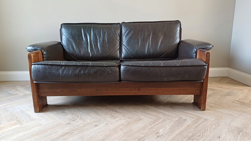 Leolux Vintage Leren Design Bank (Harry de Groot)
