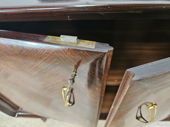 Credenza in mogano con piano in vetro, 1960 – Credenze, Legno (photo 22 of 43)