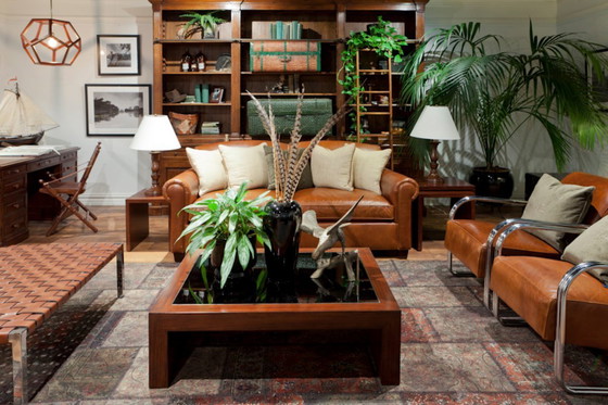 Image 1 of Eichholtz boekenkast bibliotheek kast King William + ladder - 322 cm