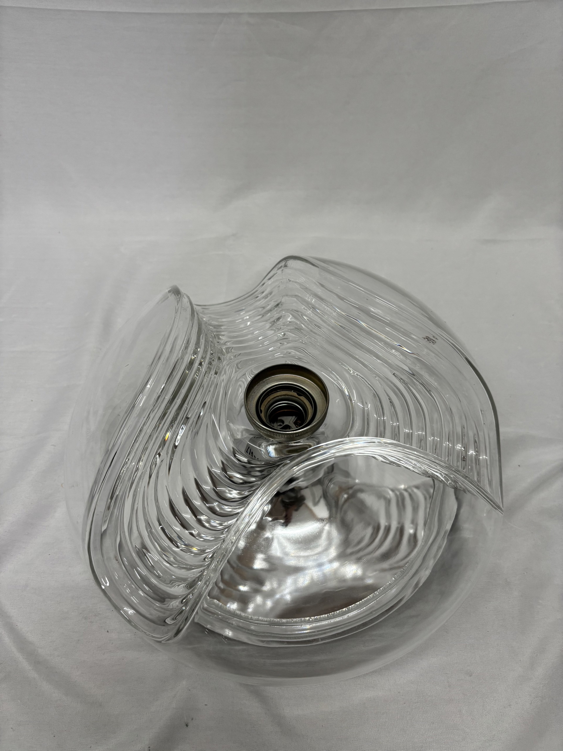 Vintage Peill & Putzler Futura Wave Decken- oder Wandleuchte aus