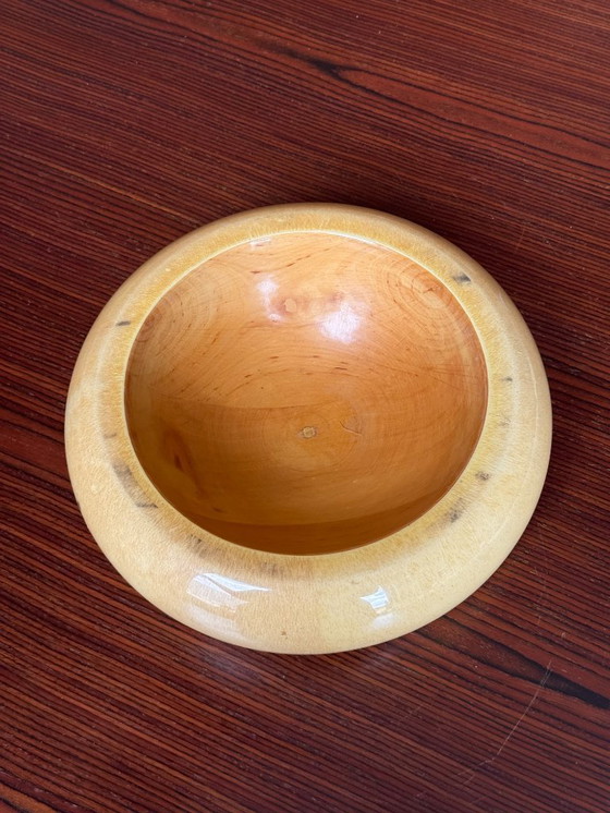 Image 1 of Set di due ciotole Aldo Tura in pelle di capra e ottone