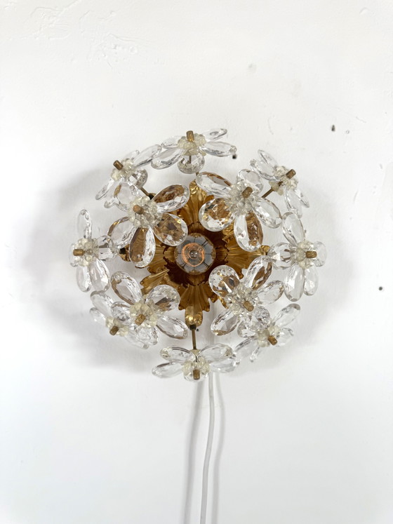 Vintage Brass & Glass Wall Lamp, Denz Leuchten ‘70 – Wall lights (photo 3 of 11)