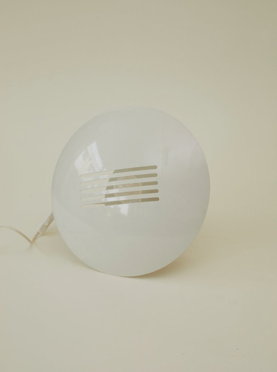 Image 1 of Large vintage cream-white metal lamp/wall light, circa 1980, Germany
