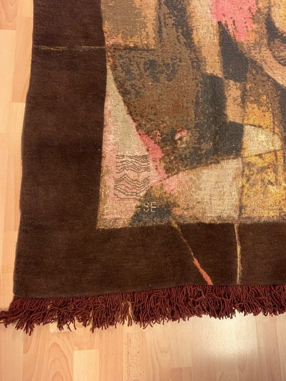 Image 1 of Gabbe anudado a mano , patrón de Paul Klee