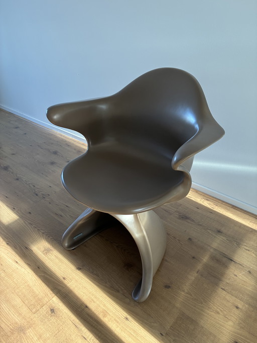 MON for HKliving designstoel kleur moka