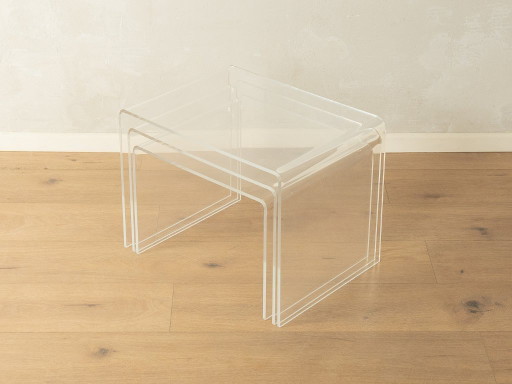 Stapelbare acryltafels uit de jaren 60