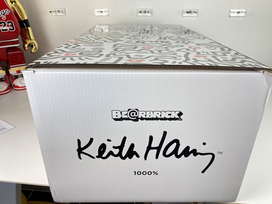 Image 1 of Bearbrick Be@Rbrick Keith Haring #8 1000% Medicom Toys