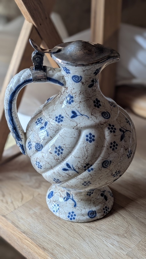 Antica brocca in terracotta smaltata - SMF Schramberg - Germania