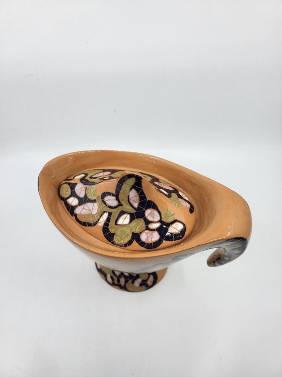 Ceramic Bowl by Gabrielle Mackiewicz, France, 1960, Black (photo 10 of 14)