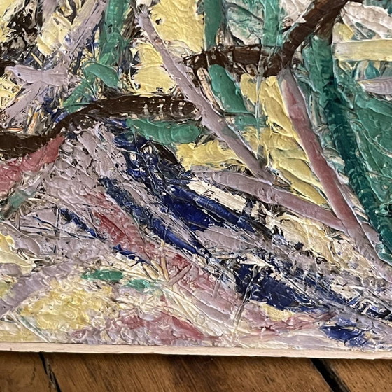 Urbain Herregodts, Composizione Astratta, 1962, Olio su Tavola – Dipinti e disegni (photo 10 of 14)