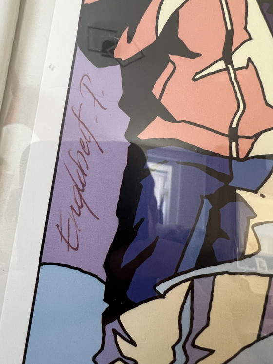 Image 1 of 2018 wintertrial rally gelimiteerde editie P. ENGLEBERT poster BMW 2002 55/250