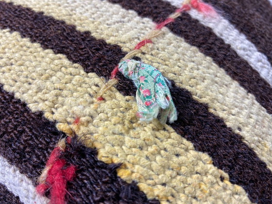 Image 1 of Housse de coussin unique en kilim et tapis – 120 x 40 cm