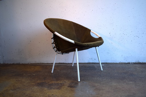 Vintage Ballon Stoel 1970 Door Lusch & Co.