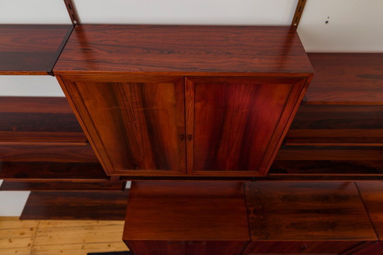 Image 1 of Modularer Wandschrank aus Palisanderholz von Kai Kristiansen für FM Møbler, 1960er Jahre
